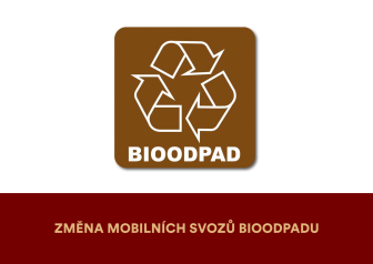 ZMĚNA Mobilních svozů bioodpadu